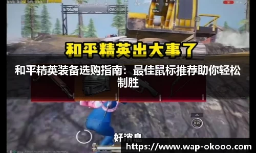 和平精英装备选购指南：最佳鼠标推荐助你轻松制胜